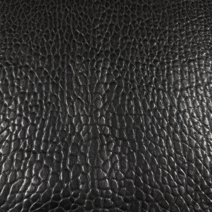 Shrunken Bubble Grain Veg Tan Lamb, 3-4 oz - Black - Image 4