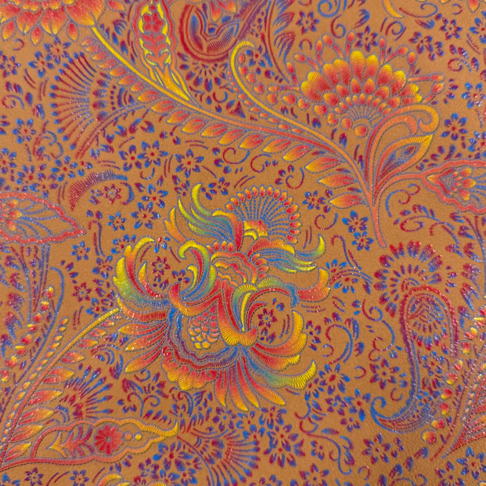 Floral Jacquard Nubuck Cow, 3 oz - 4 Colors - Image 6