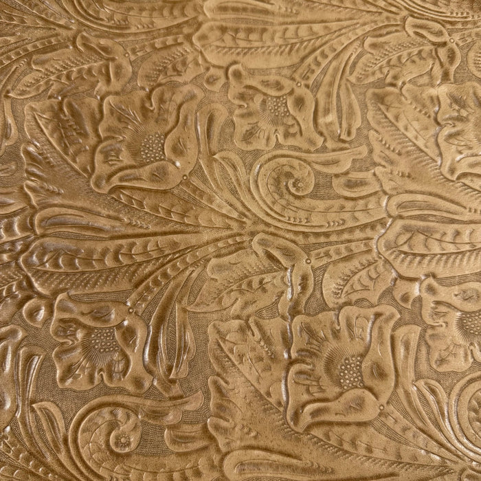 Floral Embossed Oiled Veg Tan Lamb, 2 oz | 6 Colors - Image 8