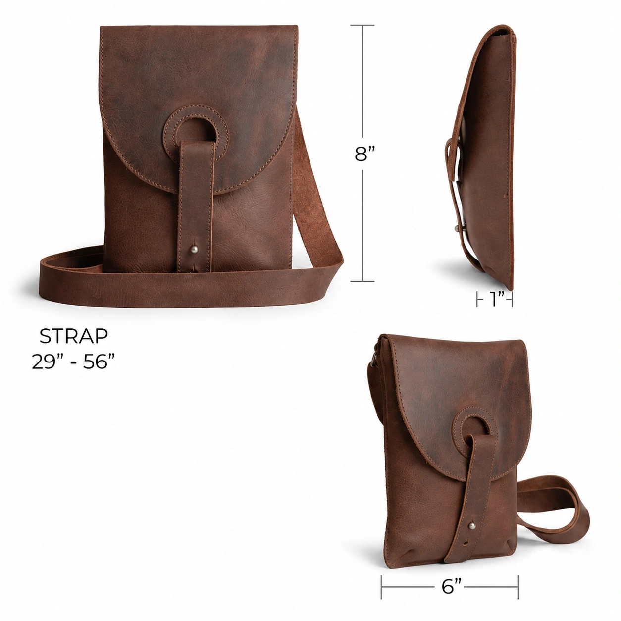 Vintage Crossbody Bag - Image 5