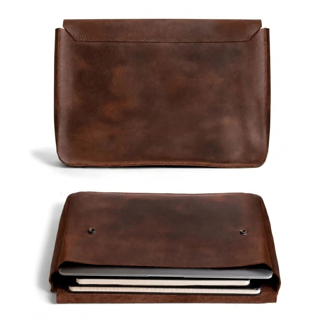 Leather Vintage Folder Holder - Image 4