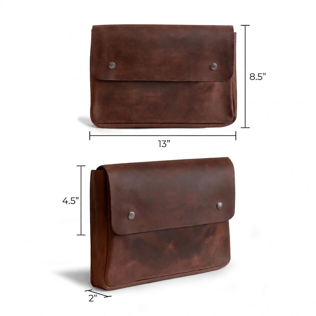 Leather Vintage Folder Holder - Image 5