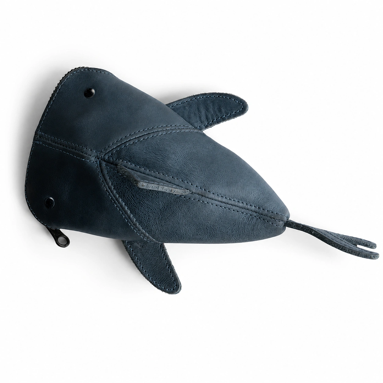 Leather Shark Pouch (Sandy) - Image 3